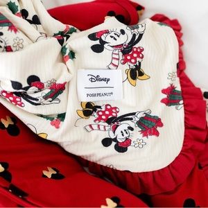 Posh Peanut Minnie Mouse Holiday Ruffled Luxette Patoo